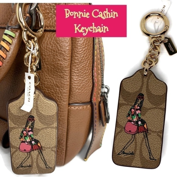 Coach Bonnie Cashin Anniversary Keychain NWT Fob - Picture 1 of 2